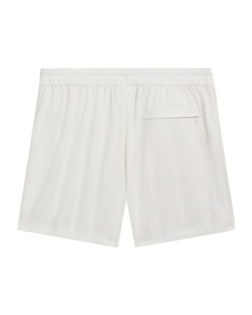 Adidas White X Brain Dead X Disney Elasticated Waistband Football Shorts for men