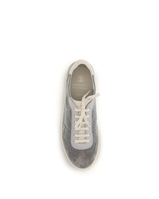 Brunello Cucinelli Gray Sneakers for men