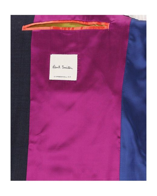 Paul Smith Blue Two-Button Tailored Suit