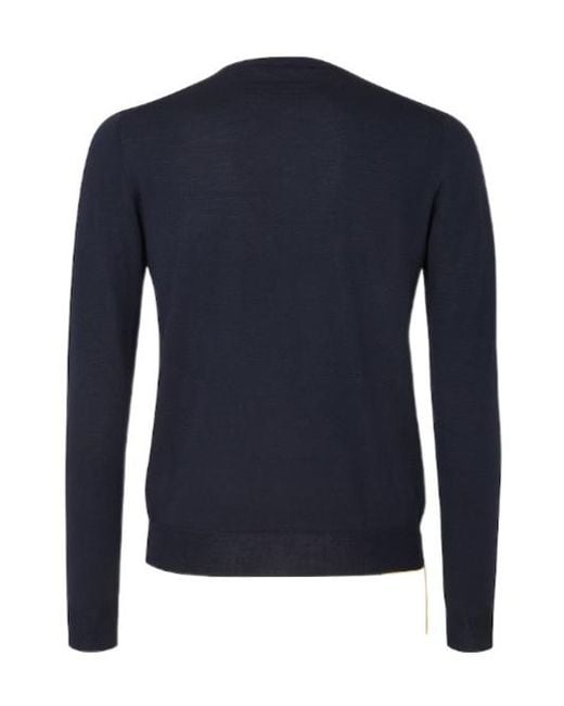 Fendi Blue Wool Jumper for men