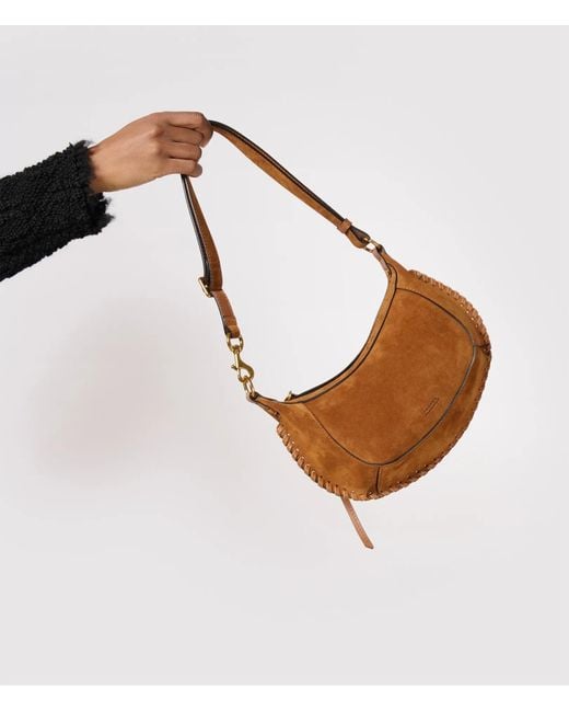 Isabel Marant Brown Oskan Zipped Shoulder Bag