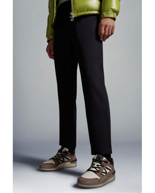 Moncler Brown Pivot Panelled Sneakers for men