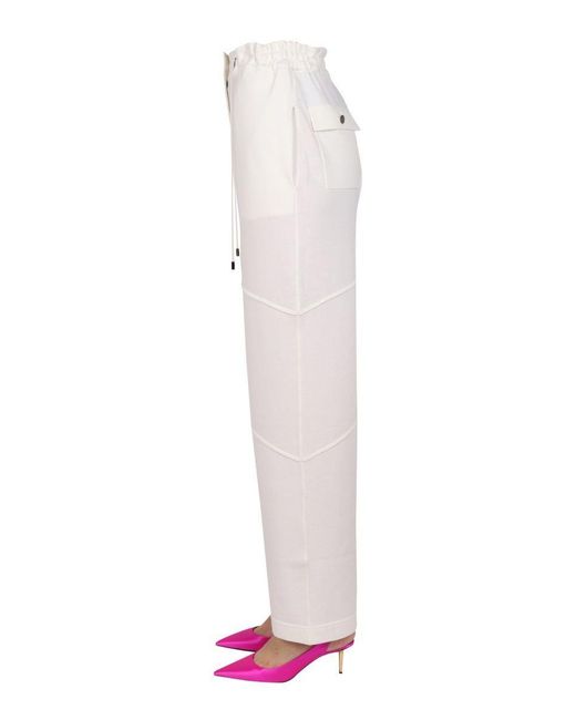Tom Ford White Drawstring Panelled Track Pants
