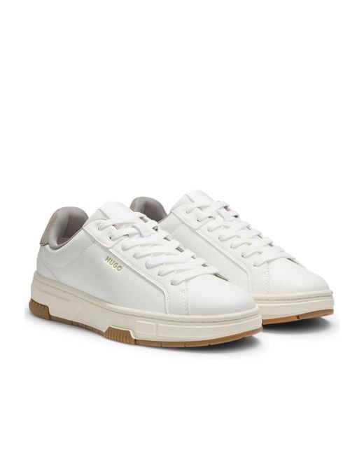 Boss White Trainers for men
