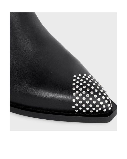 Céline Black Moon High Boots With Strassed Toe Cap for men