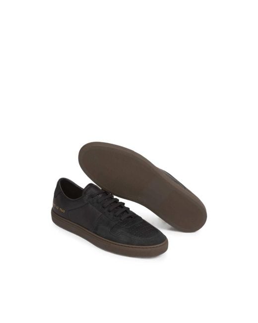 Common Projects Black Flat-Soled Sneakers for men