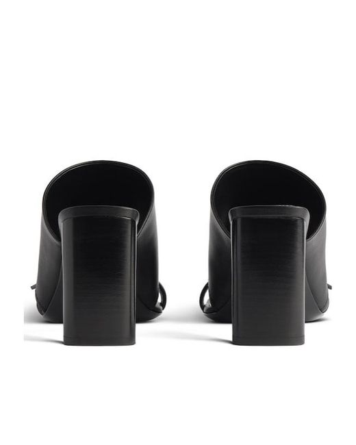 Balenciaga Black Bel Air Buckle Detailed Sandals