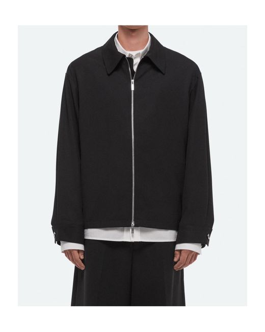 Helmut Lang Black Apos;S Hl001 Wool Shirt Jacket for men