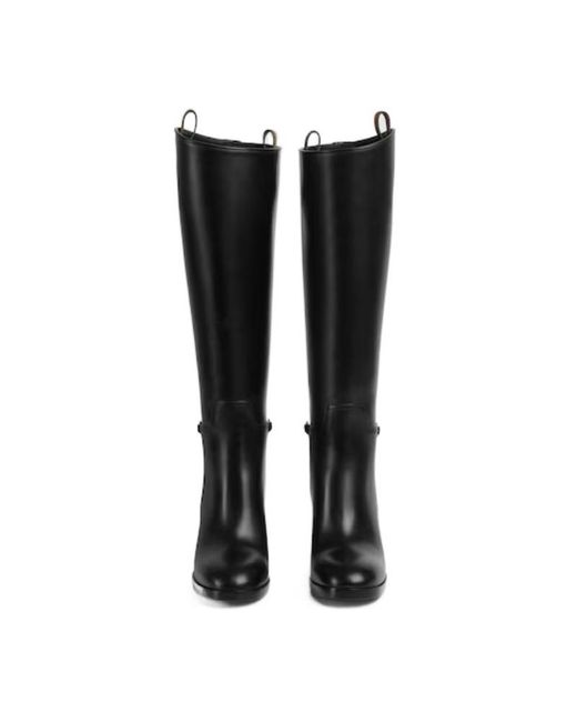 Gucci Black Boot With Slim Horsebit