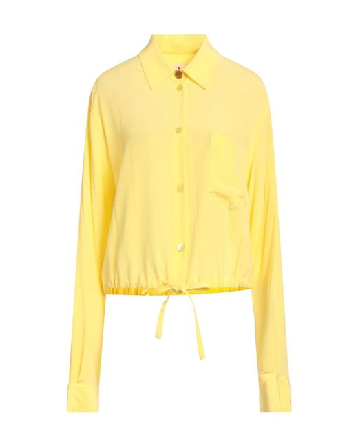 Marni Yellow Long Sleeves Shirt