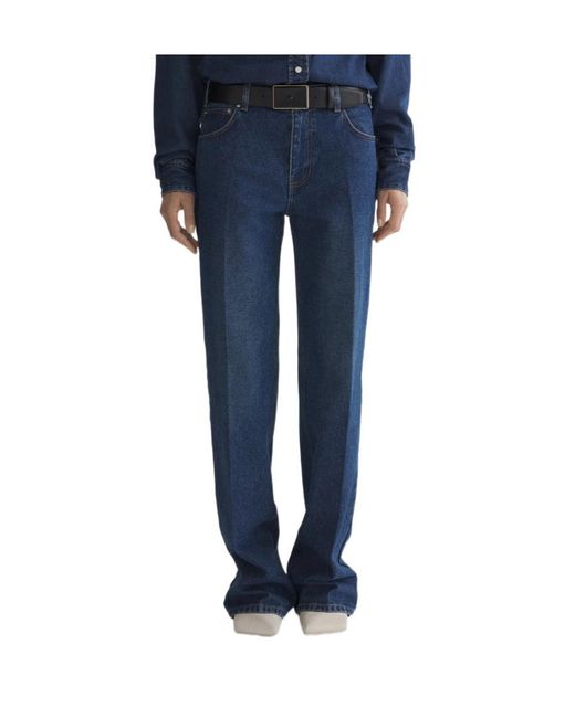Mugler Blue Belt Loop Jeans