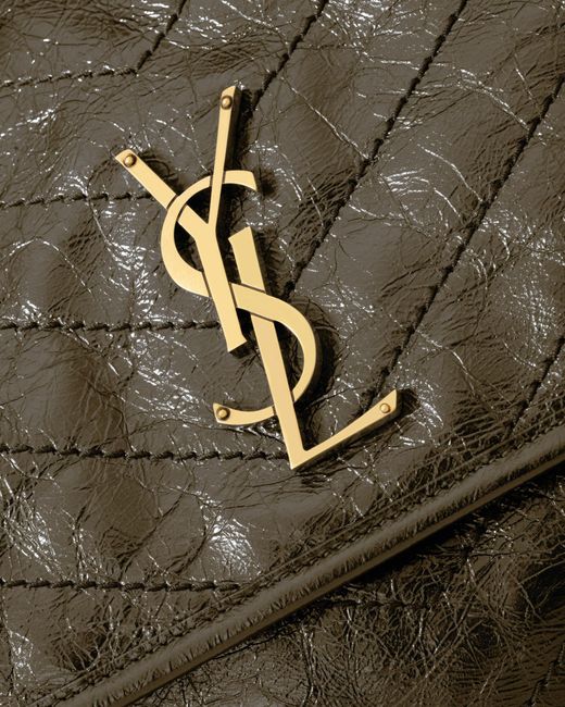 Saint Laurent Multicolor Niki Logo Plaque Medium Shoulder Bag