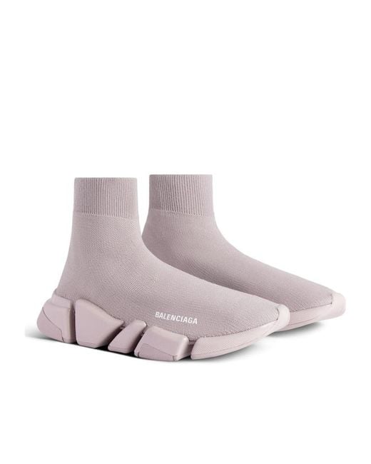 Balenciaga Pink Speed 2.0 Recycled Knit Sneaker