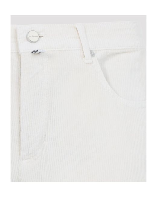 Kiton Gray Belt Loop Trousers for men