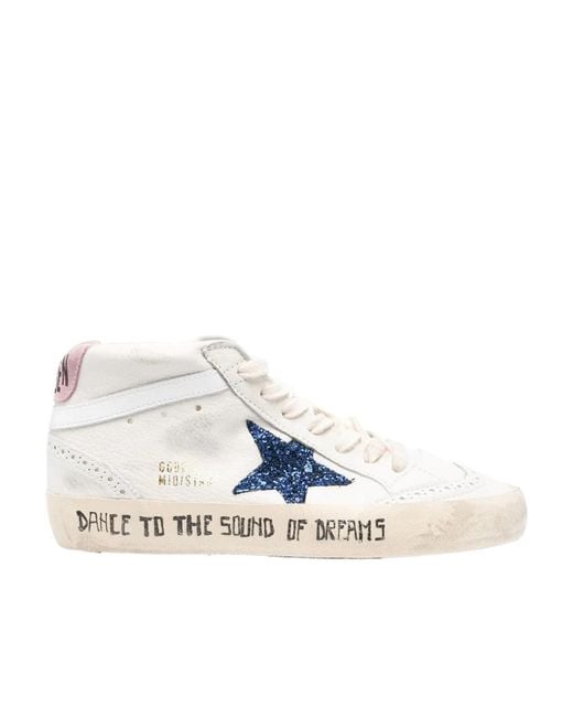Golden Goose Deluxe Brand Multicolor Mid Star Sequin-Embellished Sneakers