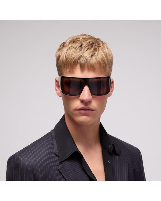 Gucci Pink Mask Frame Sunglasses for men
