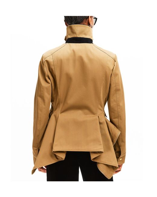 McQueen Metallic Herringbone Track Jacket