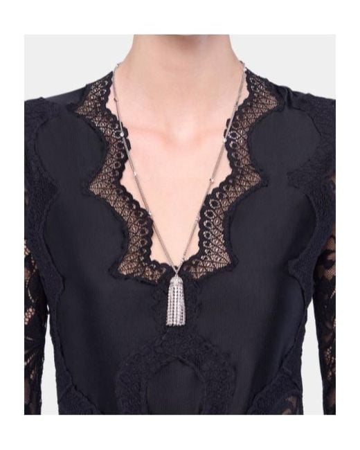 Rabanne Black Rabanne Long Lace Dress