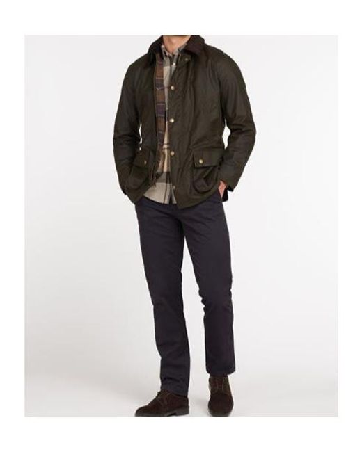 Barbour Brown Ashby Wax Jacket for men