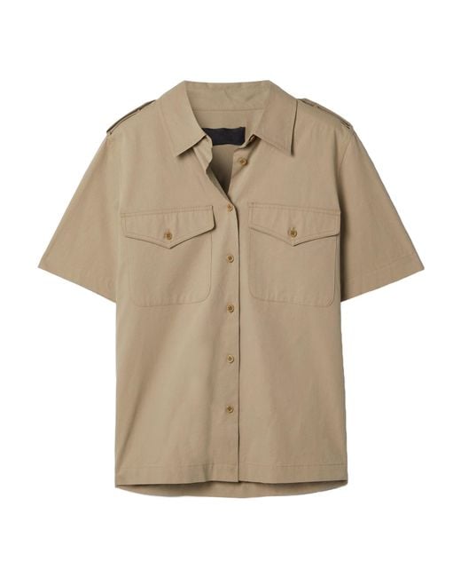 Nili Lotan Natural Natalie Button-Down Shirt