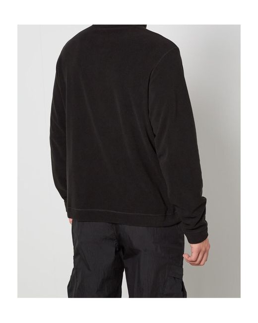 Rains Black 1/2Z Sweater for men