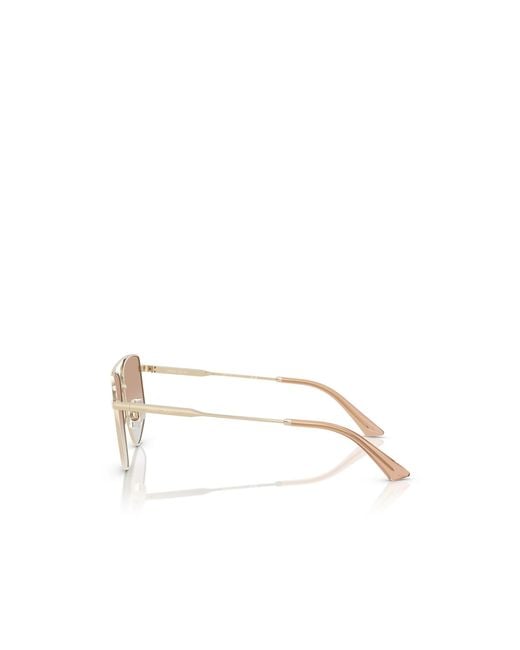 Jimmy Choo White Eyewear Navigator Frame Sunglasses