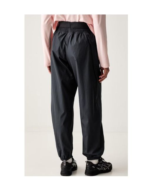Adidas By Stella McCartney Black Elastic-Waist Track Pants