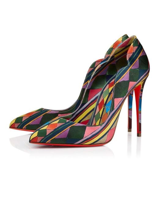 Christian Louboutin Blue Multi-Colored High Heels