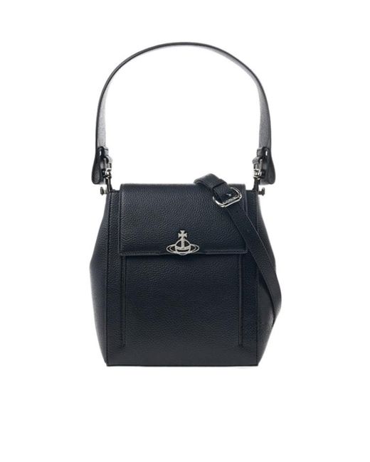 Vivienne Westwood Blue Flap Shoulder Bag