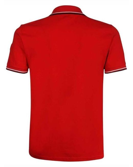 Woolrich Red Logo-Patch Polo Shirt for men