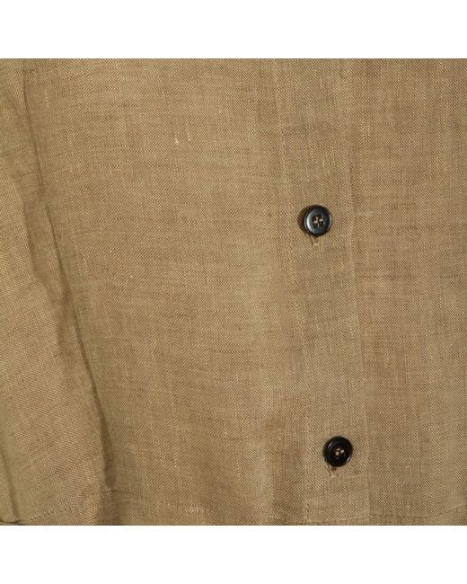 Antonelli Natural Belted Shirt Dress