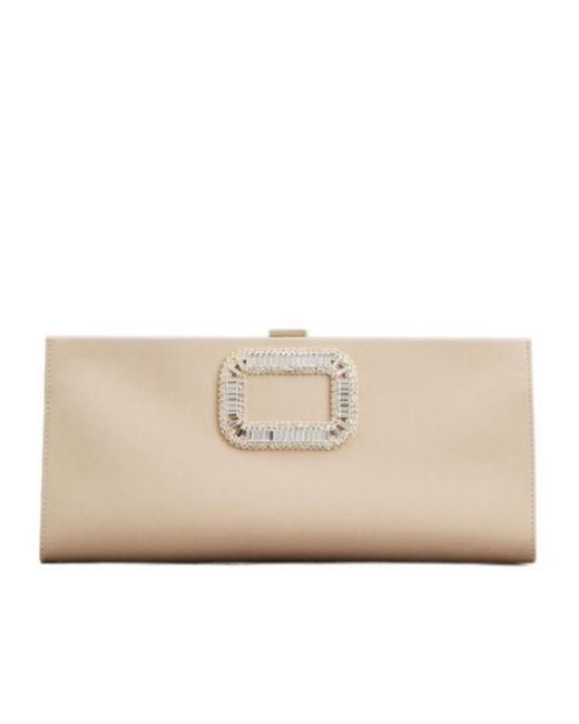 Roger Vivier Natural Pilgrim Clutch