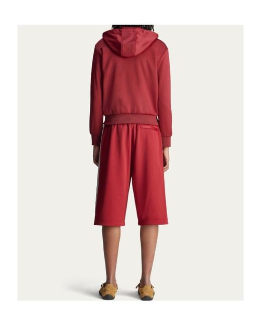 Adidas by Wales Bonner Red Adidas Originals X Wales Bonner Track Shorts for men