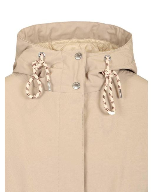 Moncler Natural Eucalyptus Hooded Short Jacket
