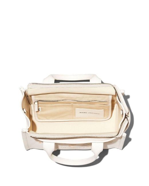 Marc Jacobs Natural The Medium Logo Detailed Tote Bag