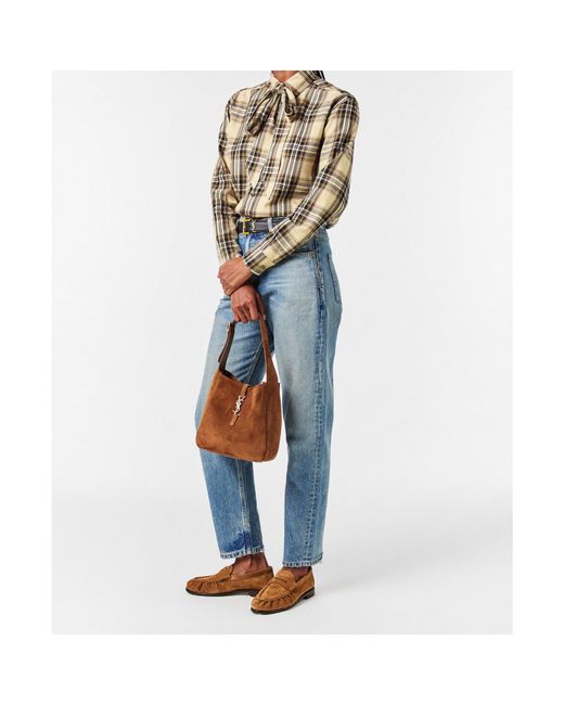Saint Laurent Multicolor Patterned Long-Sleeve Shirt