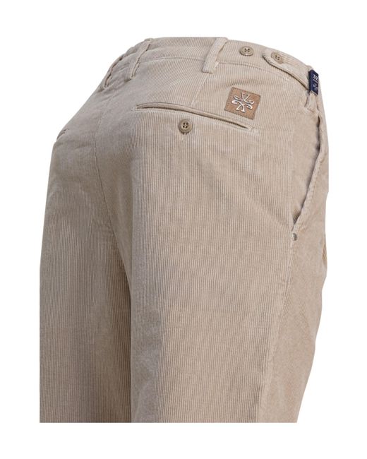 Jacob Cohen Gray Corduroy Trousers for men