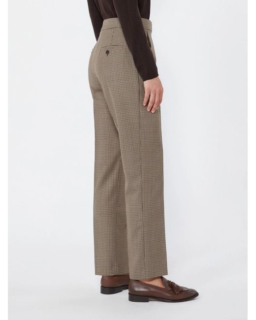 Max Mara Gray High-Waisted Casual Pants