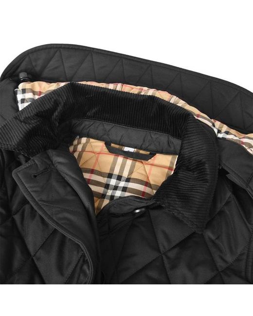 Burberry Black Dereham Quilted Cotton Clothes