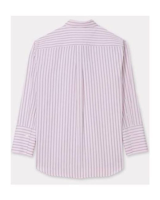 KENZO Purple 'Boke Flower' Pin Shirt
