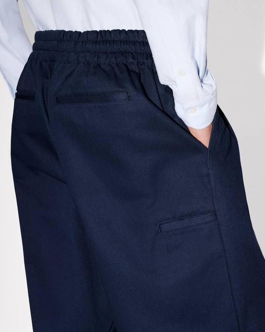 KENZO Blue Wide Leg Trousers for men