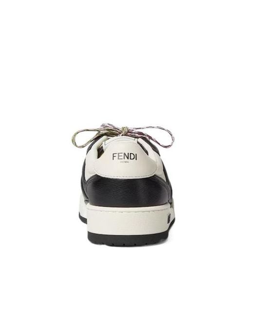 Fendi Multicolor Match Low-Top Sneakers