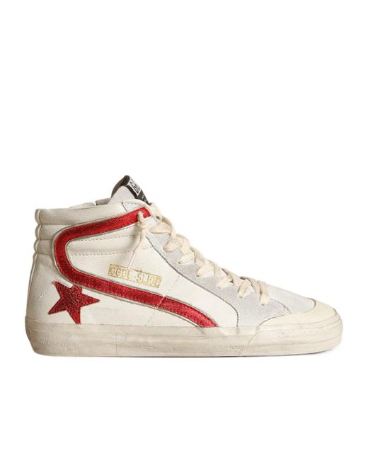 Golden Goose Deluxe Brand Pink Super-Star High-Top Sneakers