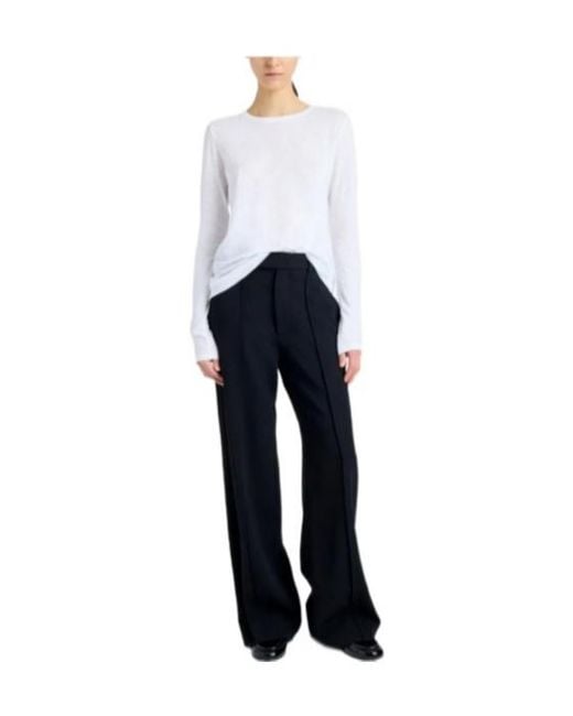 Proenza Schouler White Solid Tissue Jersey Tee