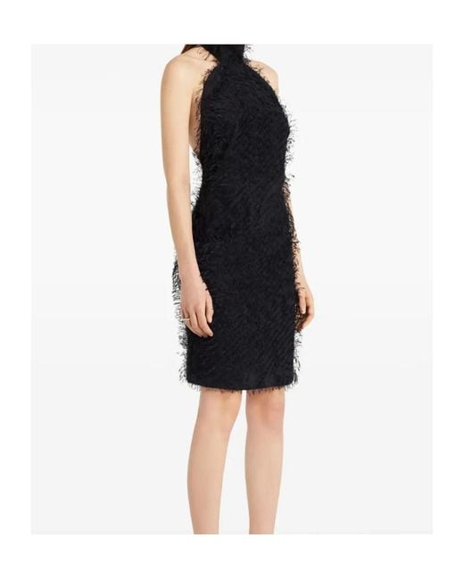Courreges Black Courrèges Illusion Circle Shivering Dress