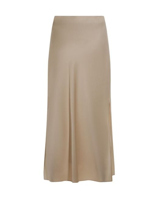 Brunello Cucinelli Natural Skirts _Ac Vi