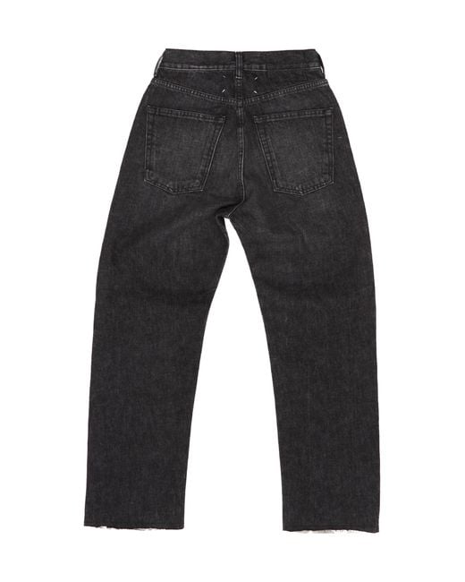 Maison Margiela Gray Straight-Leg Denim Jeans