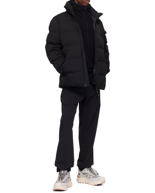 Moncler Black Montgetech Down Jacket for men