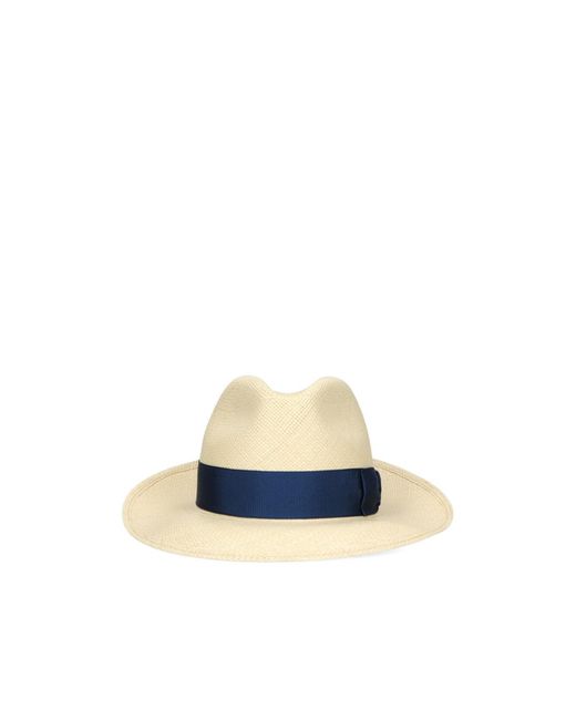 Borsalino Blue Amedeo Panama Quito Wide Brim for men
