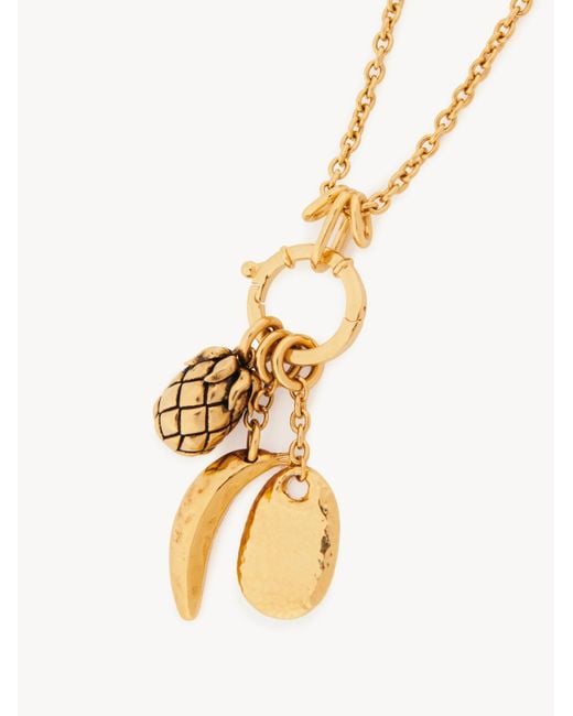 Chloé White Charms Necklace